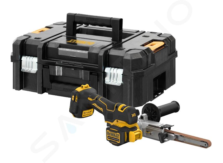 DeWALT Utensili - Levigatrice a nastro a batteria 18V, senza batteria e caricabatterie DCM200NT