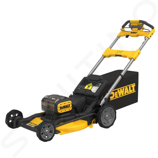 DeWALT - Mașină de tuns iarba pe acumulator 18V, rază de acțiune de 53 cm, cu deplasare, 2x bat. 8,0 Ah XR și încărcător DCMWSP156W2