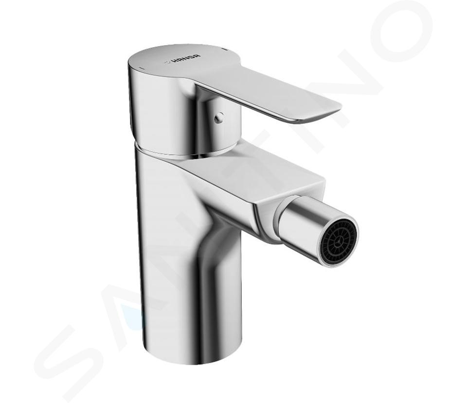 Hansa Ligna - Bidet-Einhebelmischer mit Ablaufgarnitur, chrom 06063203