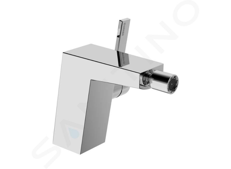 Hansa Loft - Mitigeur de bidet avec garniture de vidage, chrome 57583203