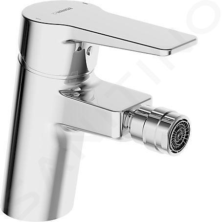 Hansa Twist - Mitigeur de bidet avec garniture de vidage, chrome 09063283