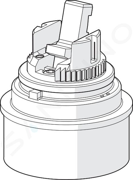 Hansa Pièces de rechange - Cartouche mitigeur de remplacement HANSAECO 4.8  59904601