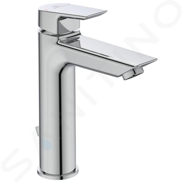 Ideal Standard Tesi - Grifo de lavabo Grade, con juego de desagüe, cromo A6563AA