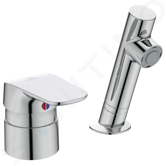 Ideal Standard CeraSprint - Grifo monomando de lavabo para peluquería, cromo A5727AA