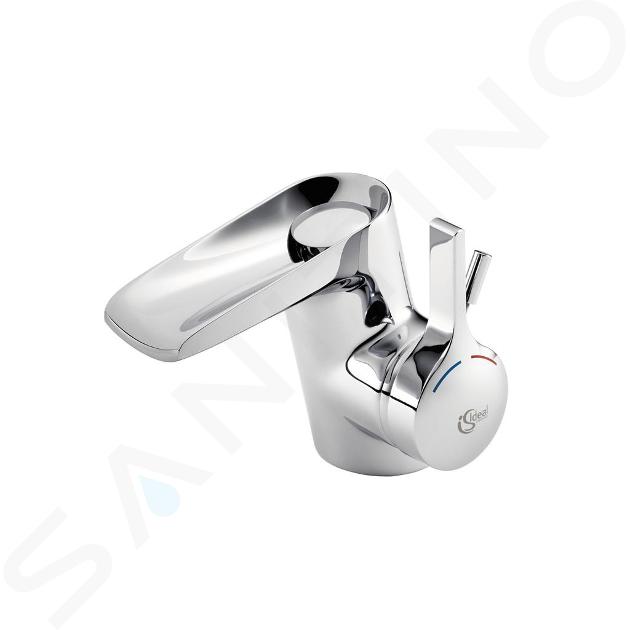 Ideal Standard Melange - Grifo de lavabo, con desagüe, cascada, cromo B8630AA