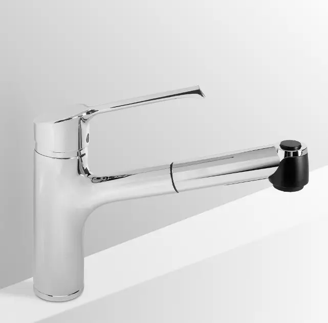 NOBILI LIVE Miscelatore Rubinetto Monocomando Lavello Con Doccetta Estraibile - Finitura Cromo, Bocca Girevole, Tecnologia WaterSaving - LV00117CR | - Forniture Idrauliche Ed Arredobagno - Foto 9