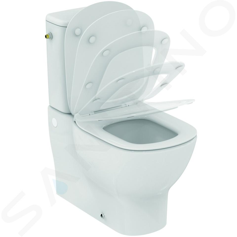 Ideal Standard Tesi - Sedile WC ultrapiatto softclose, bianco T352701