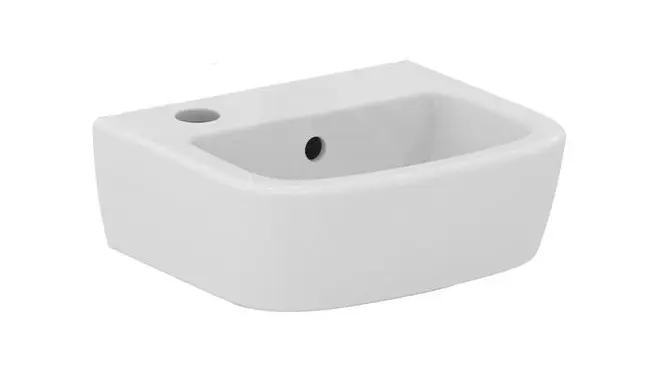 Ideal Standard Tempo - Umywalka 35x30x15 cm, 1 otwór na baterię po lewej stronie, biała T059501