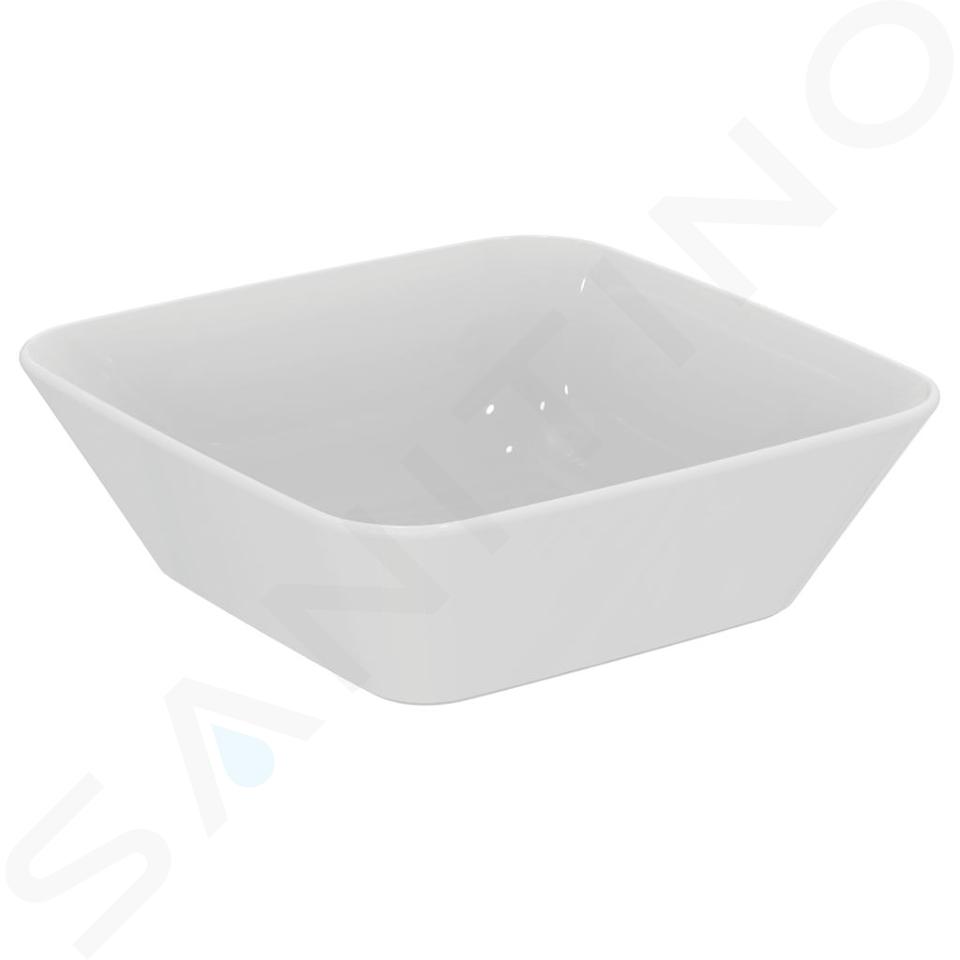 Ideal Standard Connect Air - Lavabo pour plaque 400x400x130 mm, avec Ideal Plus, blanc E0347MA