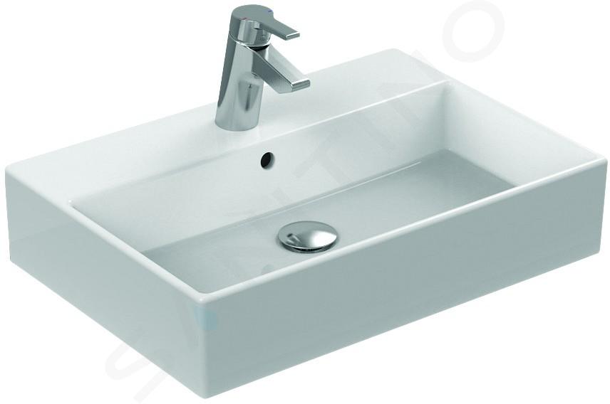 Ideal Standard Strada - Lavabo 500x420x145 mm, 1 ouverture pour mitigeur, avec Ideal Plus, blanc K0816MA