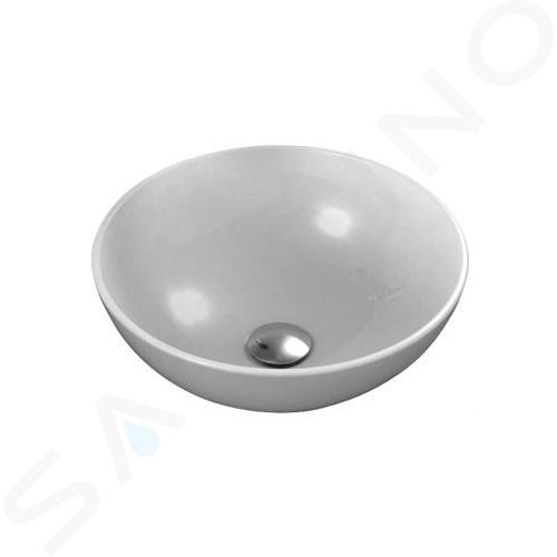 Ideal Standard Strada - Lavabo rond, diamètre : 410 mm, avec Ideal Plus, blanc K0795MA