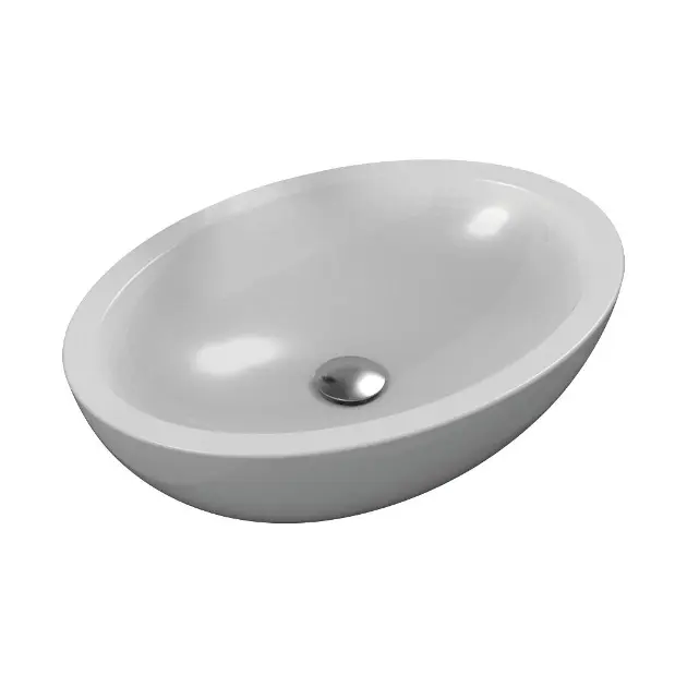 Ideal Standard Strada - Lavabo 600x420x160 mm, sin orificio para grifería, blanco K078401