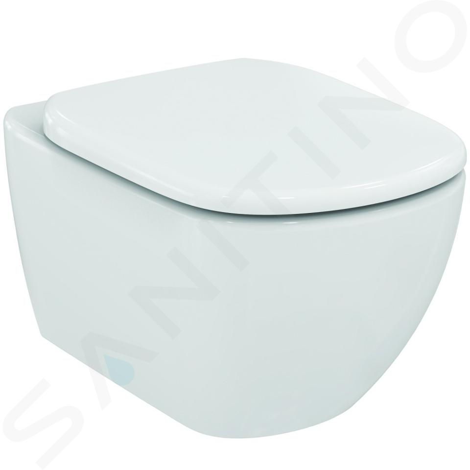 Ideal Standard Tesi - WC sospeso 360x530x337 mm, con tecnologia Aquablade,  bianco T007901