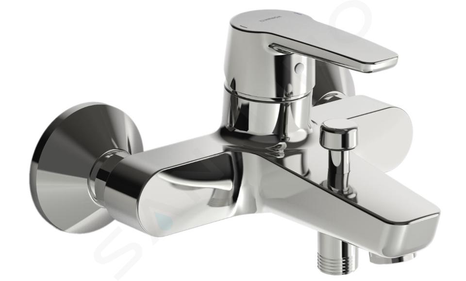 Hansa Polo - Miscelatore monocomando per vasca da bagno, cromato 51442193