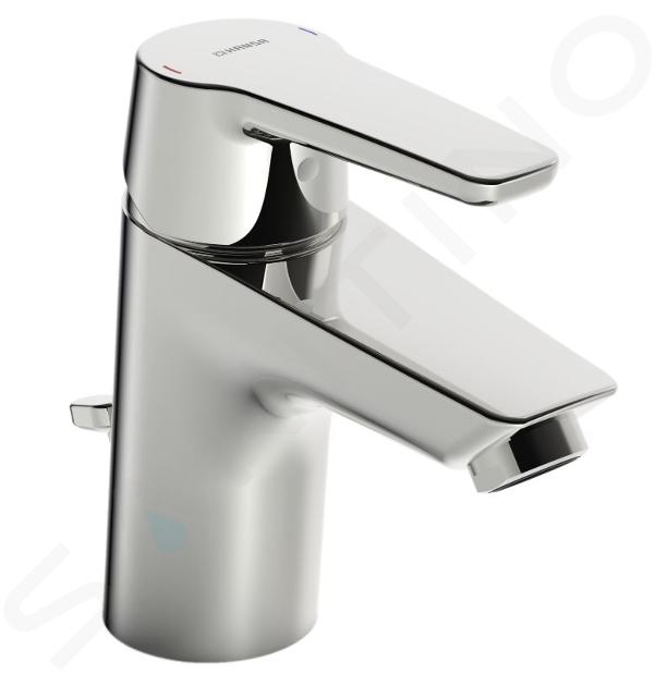 Hansa Polo - Miscelatore monocomando per lavabo con sistema di scarico, cromato 51402293