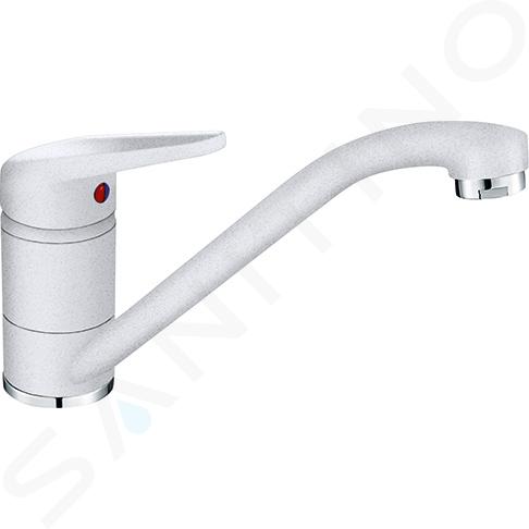 Franke Rubinetteria - Miscelatore monocomando per lavello FC 9541.094, bianco-ghiaccio 115.0470.658