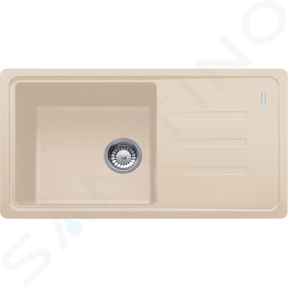 Franke Malta - Évier en fragranit BSG 611-78/39, 78x44 cm, avoine 114.0440.908