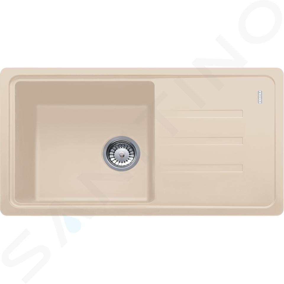 Franke Malta - Lavello in fragranite BSG 611-78/39, 780x435 mm, riflessi di sabbia 114.0440.908