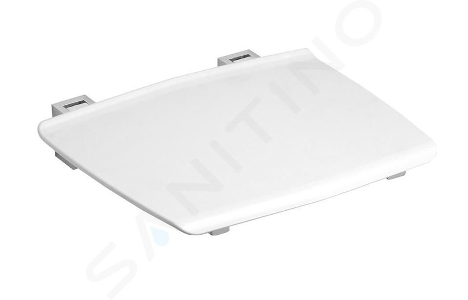 Gelco Accesorios - Asiento de ducha plegable, blanco GS120W