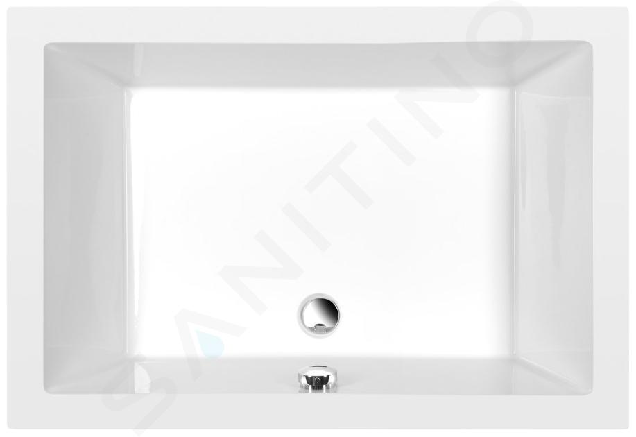 Polysan Deep - Plato de ducha profundo, 1100x750x260 mm, blanco 72883