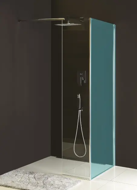 Polysan Modular Shower - Фиксиран панел MS2, 120 см, десен, за монтаж на душ стена на модул MS2, прозрачно стъкло MS2B-120R