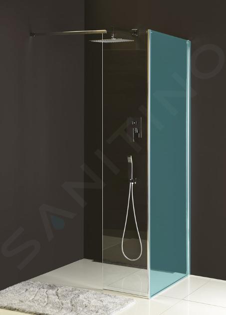 Polysan Modular Shower - MS2 fix panel, 800 mm, jobbra, az MS2 modul zuhanyzófalára történő felszereléshez, átlátszó üveg MS2B-80R