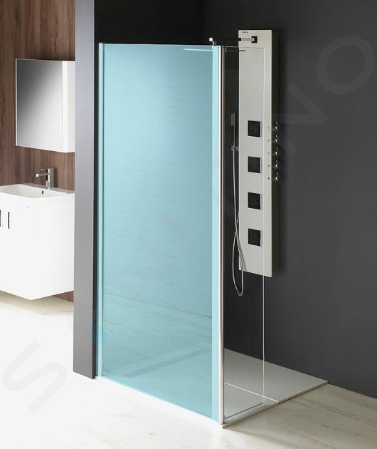 Polysan Modular Shower - Pannello girevole, da installare sulla parete del modulo doccia, 300 mm, vetro trasparente MS3B-30