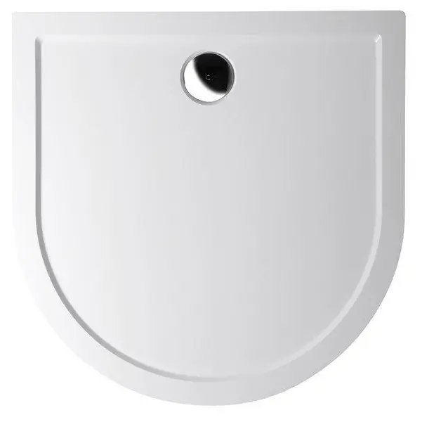 Polysan Receveurs de douche - Receveur de douche demi-cercle ISA 100, 1000x1000 mm, blanc 72888