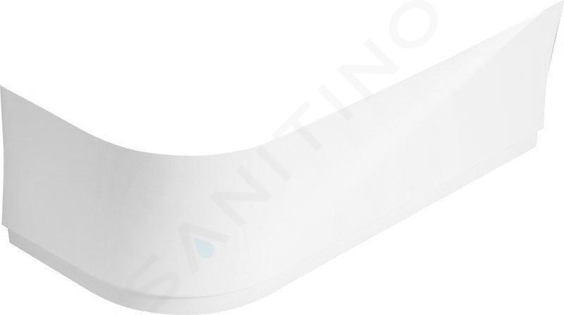 Polysan Viva - Panneau frontal R 185, droit, blanc 72149