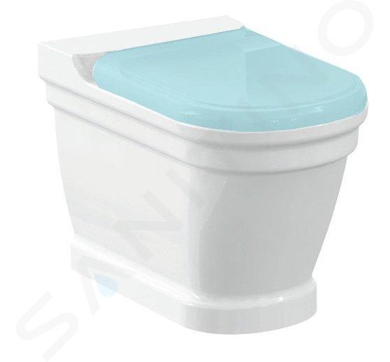 Sapho Antik - Combi toiletpot, achter/vloer afvoer, wit AN360