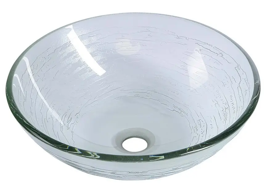 Sapho Beauty - Nadgradni sudoper, promjer 42 cm, prozirno staklo 2501-18