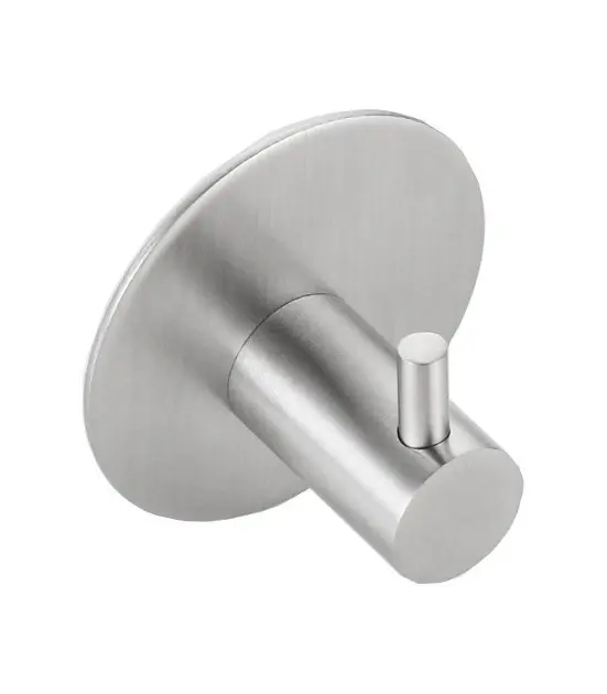 Sapho Kiegészítők - Öntapadós kampó, kerek, csiszolt rozsdamentes acélból készült 32201