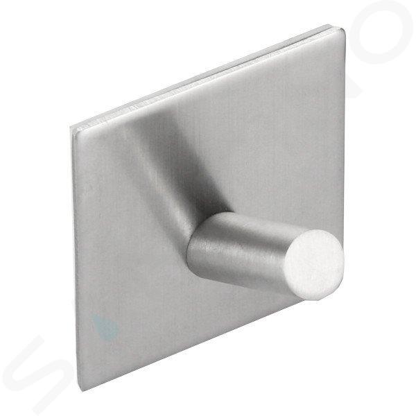 Sapho Accessori - Gancio adesivo, acciaio inox spazzolato 31201