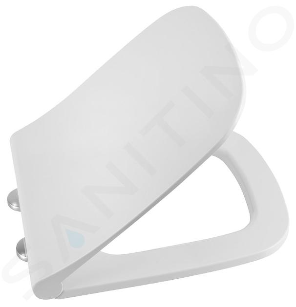 Sapho Garcia - WC-ülőke Slim, Soft Close, fehér/króm 100727