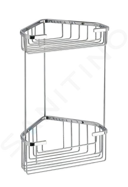 Sapho Gedy Smart - Etagère double 200x325x151 mm, chromée 2482