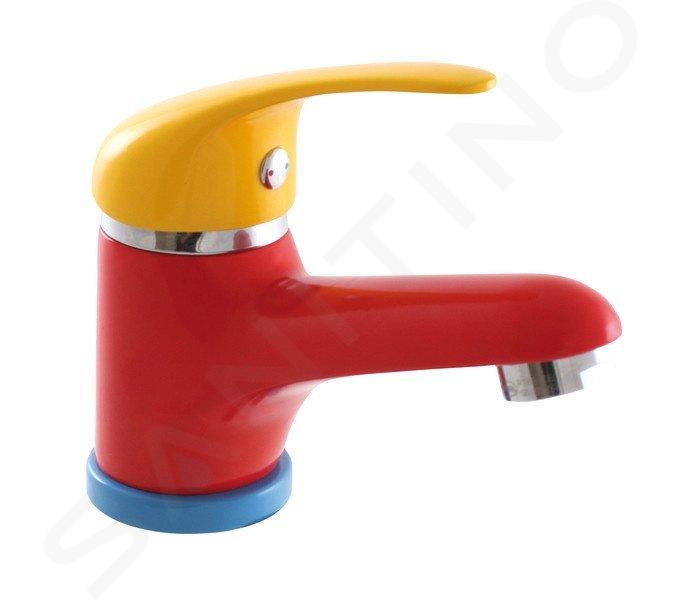 Sapho Kid - Miscelatore per lavabo senza scarico, colorato/cromato KD02