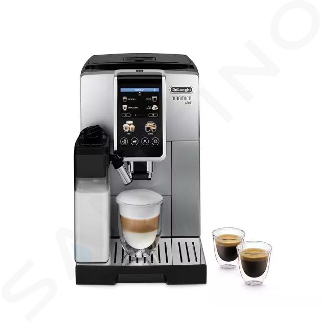 DeLonghi Ekspresy do kawy - Automatyczny ekspres do kawy Dinamica Plus, srebrny ECAM380.85.SB