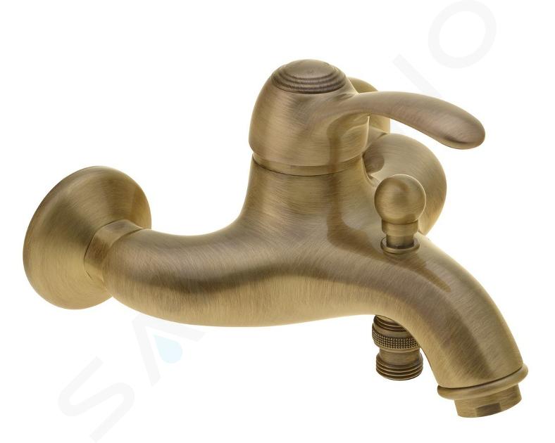 Grifo de bañera – ducha PAINI Duomo con accesorios, bronce