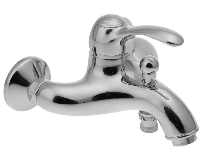 Sapho Kirké - Bateria wannowa ścienna, chrom KI10C