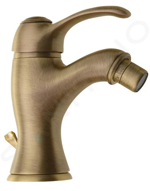 Sapho Kirké - Miscelatore verticale per bidet, con sistema di scarico, bronzo KI03B