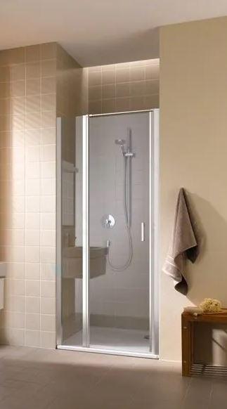 Kermi CADA XS - Porte de douche 1GL, 80x200 cm, gauche, argent brillant/verre transparent CK1GL08020VPK