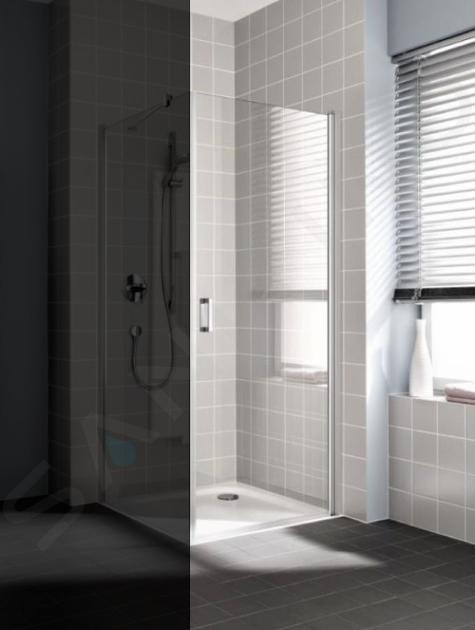 Kermi CADA XS - Porte de douche 1KR, 80x200 cm, droite, argent brillant/verre transparent CK1KR08020VPK