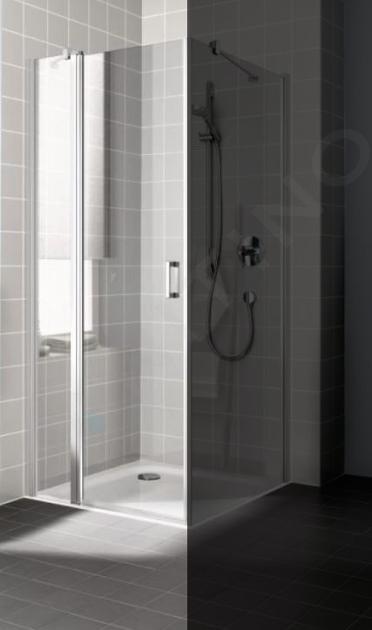 Kermi CADA XS - Porte de douche 1NL, 80x200 cm, gauche, argent brillant/verre transparent CK1NL08020VPK