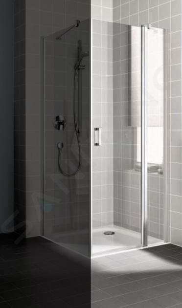 Kermi CADA XS - Porte de douche 1NR, 80x200 cm, droite, argent brillant/verre transparent CK1NR08020VPK