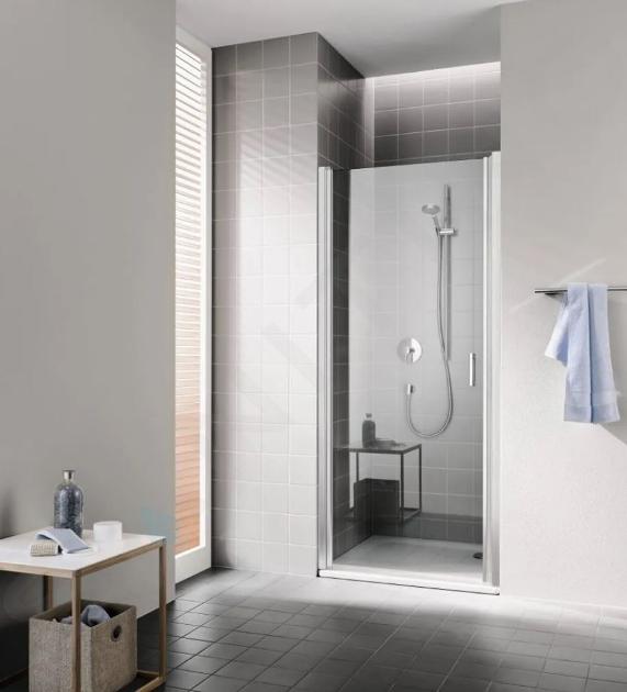 Kermi CADA XS - Porte de douche 1WL, 70x200 cm, gauche, argent brillant/verre transparent CK1WL07020VPK