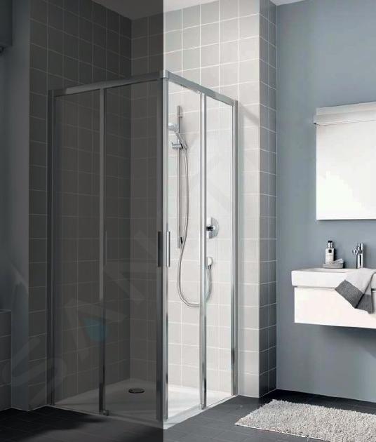 Kermi CADA XS - Porte de douche C2R, 70x200 cm, droite, argent brillant/verre transparent CKC2R07020VPK