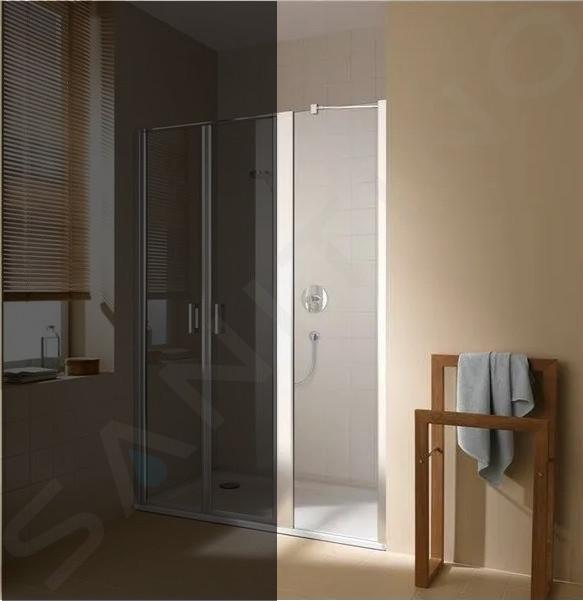 Kermi CADA XS - Paroi de douche TWD, 30x200 cm, argent brillant/verre transparent CKTWD03020VPK