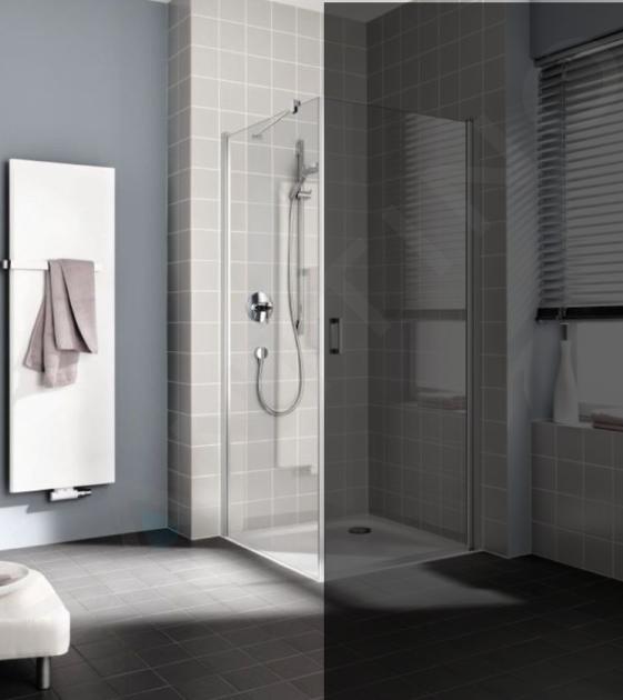 Kermi CADA XS - Paroi de douche TWL, 90x200 cm, gauche, argent brillant/verre transparent CKTWL09020VPK