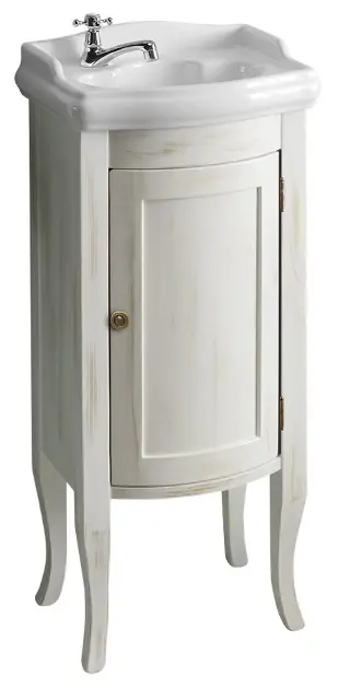 Sapho Retro - Waschtischunterschrank 37x85x29 cm, Altweiß 1641