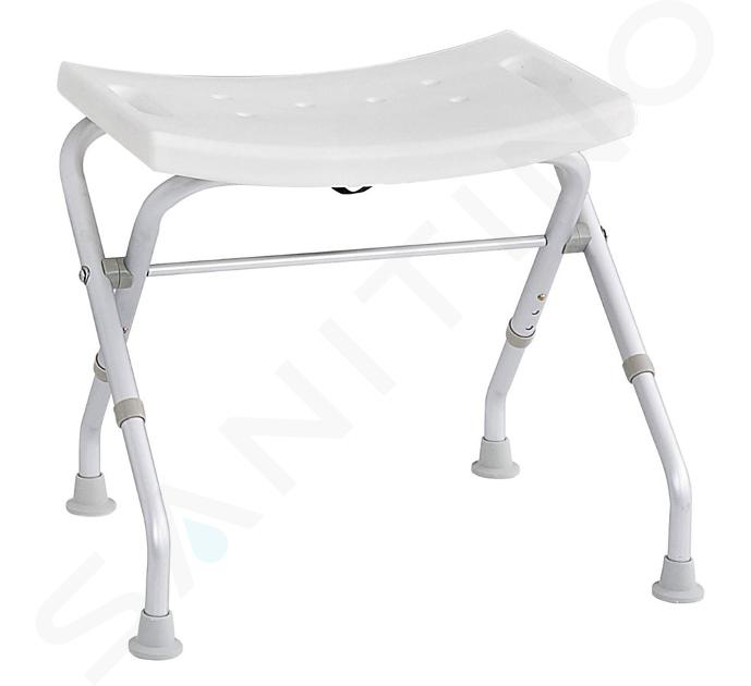 Sapho Accesorios Ridder - Silla plegable, blanca A0050301